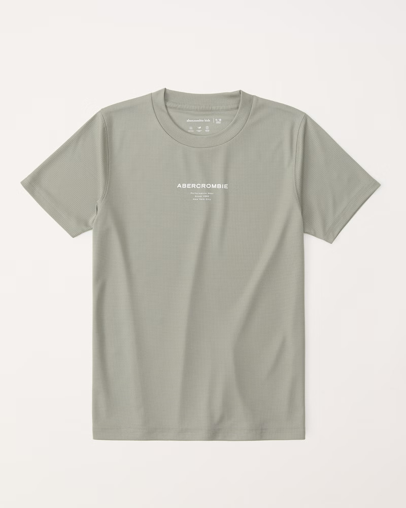 active grid logo tee | Abercrombie & Fitch (US)