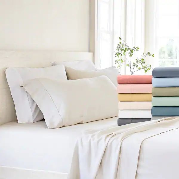 Becky Cameron Ultra-Soft Deep Pocket 4 Piece Microfiber Bed Sheet Set | Bed Bath & Beyond