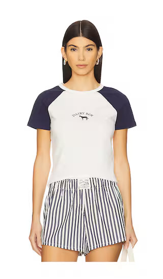 Dairy Boy x REVOLVE East Coast Baseball Tee in Navy. - size M | Revolve Clothing (Global)