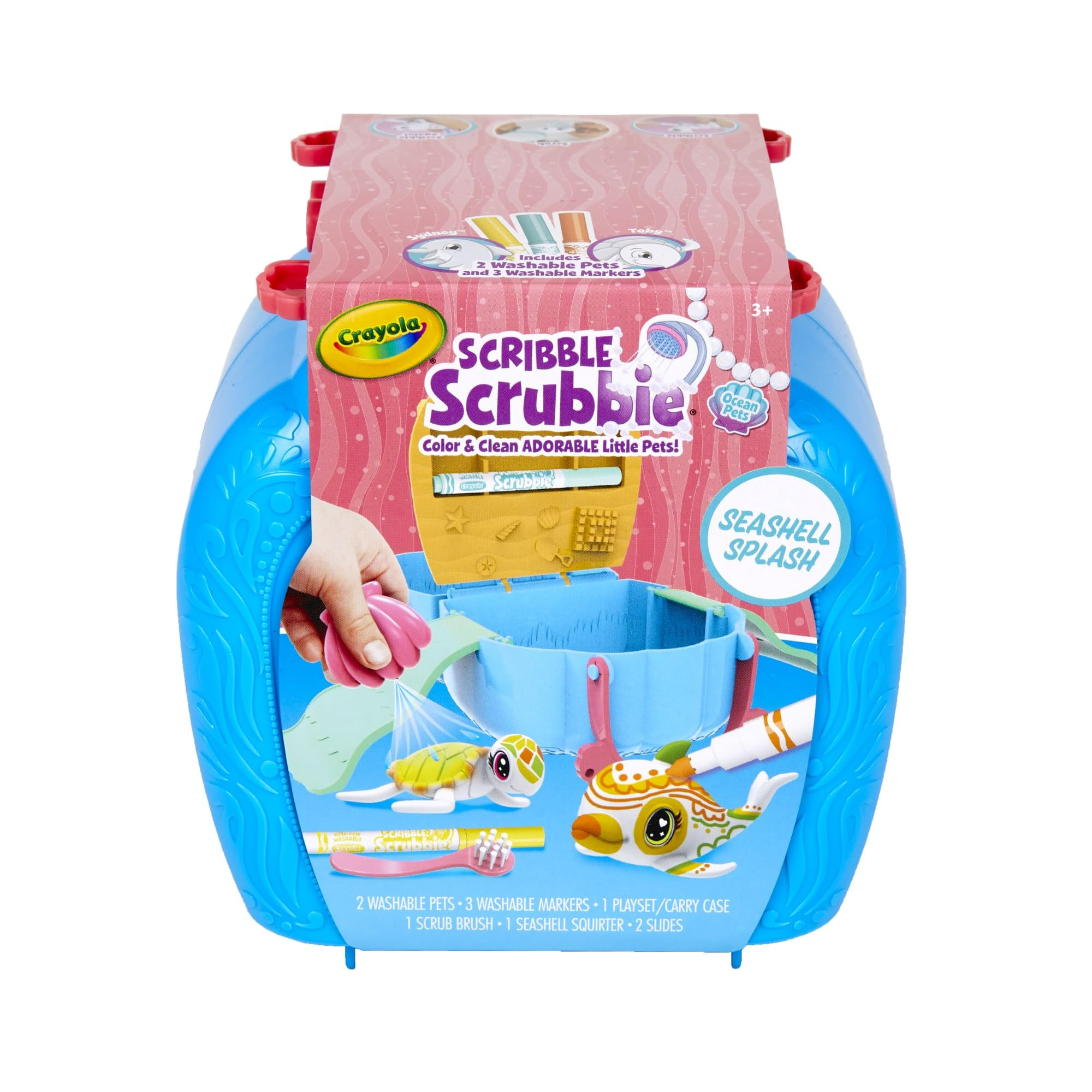 Crayola Scribble Scrubbie Pets, Ocean Animals Playset, Color & Wash Creative Toy, Gift for Kids, ... | Amazon (US)