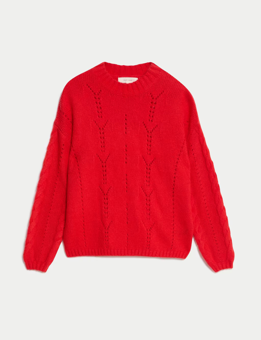 Wool Blend Pointelle Jumer | Marks & Spencer (UK)