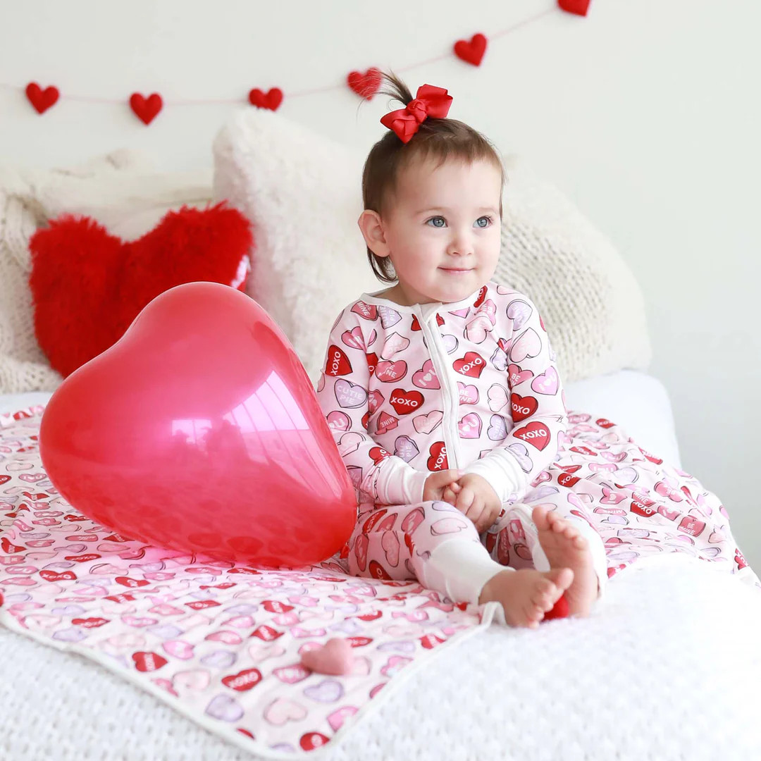 Candy Crush Convertible Zip Romper | Pink | Caden Lane