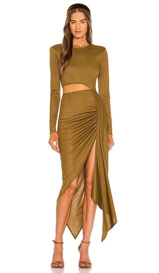 Tania Dress in Olive | Revolve Clothing (Global)