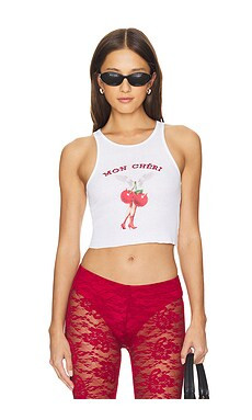 White Cherry Picker Beegee Tank
                    
                    Boys Lie | Revolve Clothing (Global)