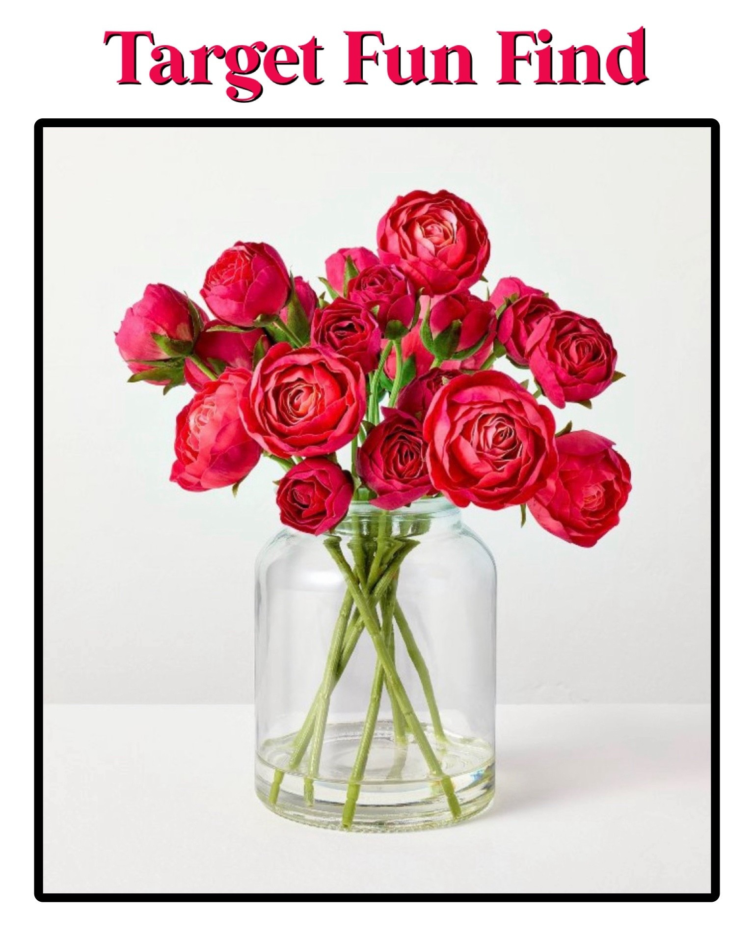 Target Fun Find! 🎯 The brand new Hearth & Hand™ with Magnolia Large Pink Ranunculus Artificial Arrangement is already trending and selling so fast, as it’s absolutely GORGEOUS in person! These stunning flowers are the most beautiful color and look like the real thing in person. Lovely item to add some life to any space! 

#LTKHome #LTKMothersDay #LTKSeasonal