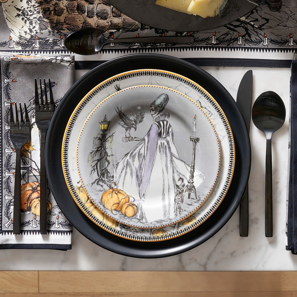 Haunted Hosts Appetizer Plates, Set of 4 | Williams-Sonoma