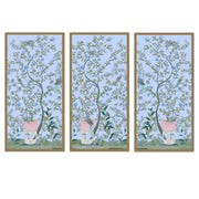 Sitting Bird Panel Trio | Urban Garden Prints
