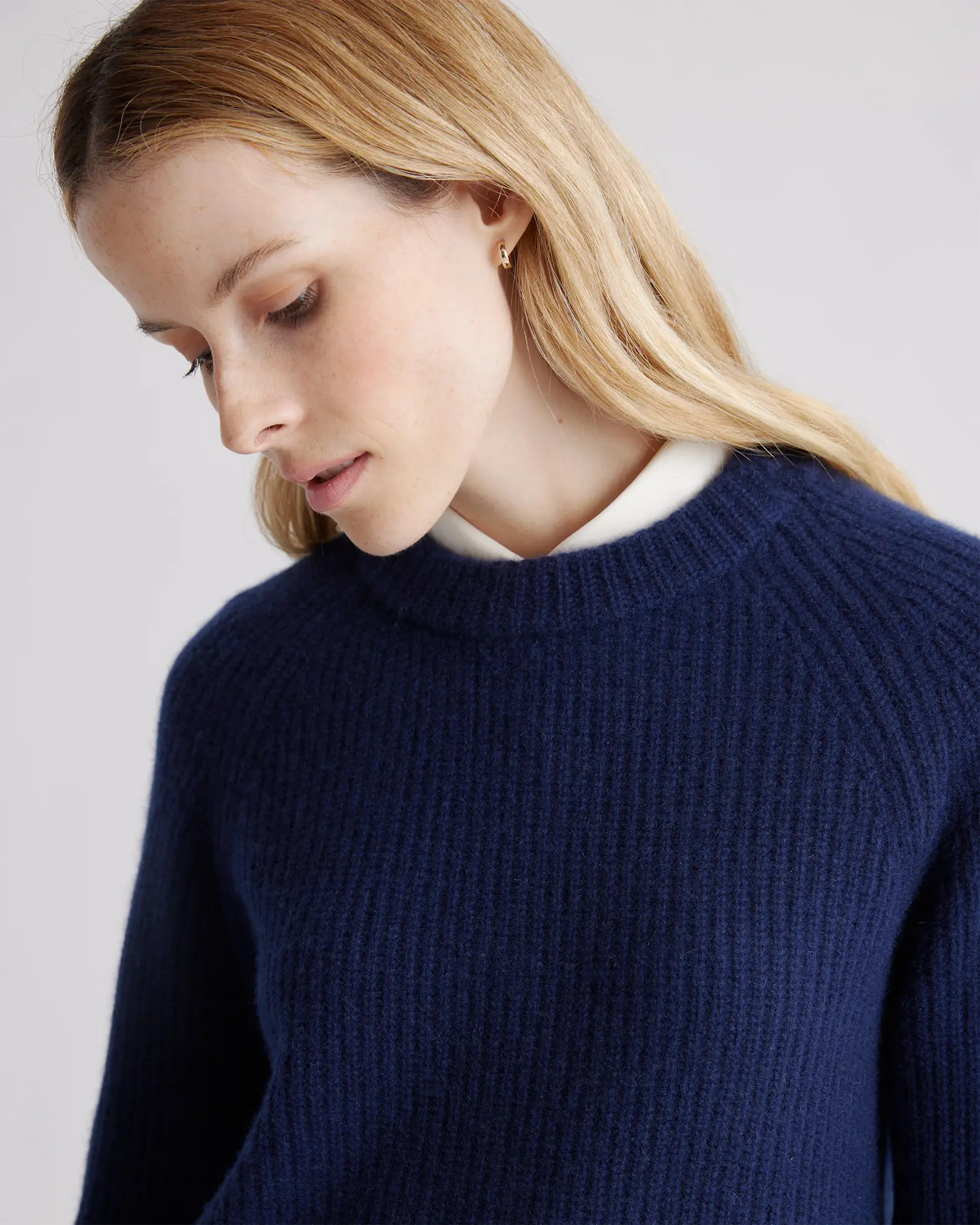 Mongolian Cashmere Fisherman Crewneck Sweater | Quince