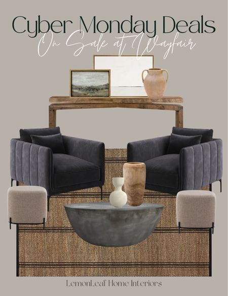 Some favorite pieces from Wayfair still on sale for cyber week! Get a modern look for your living room with new console, chairs, rug, and accent pieces on sale



#LTKsalealert #LTKCyberWeek #LTKhome
