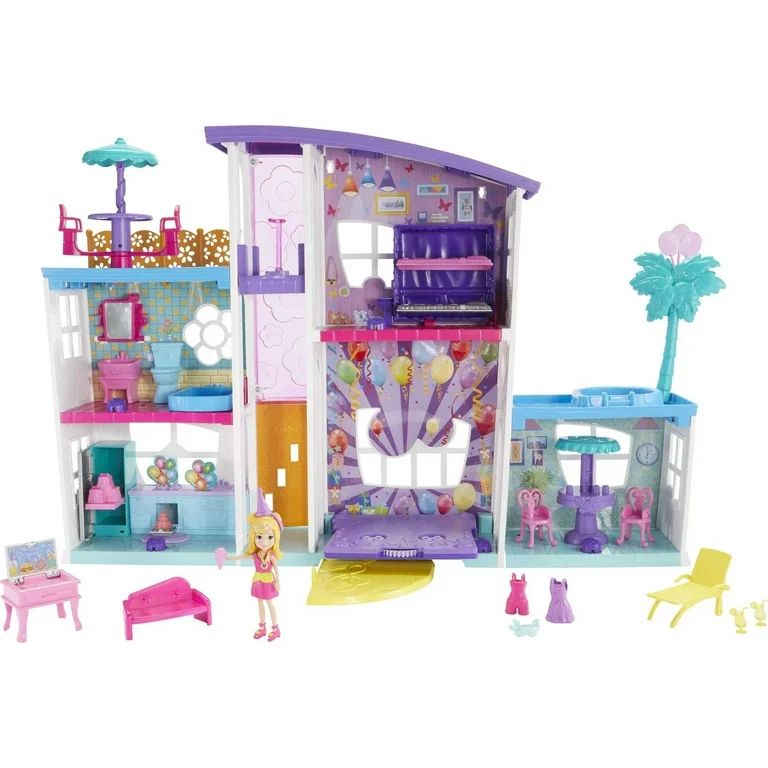 Polly Pocket Poppin' Party Pad Is a Transforming Playhouse! | Walmart (US)