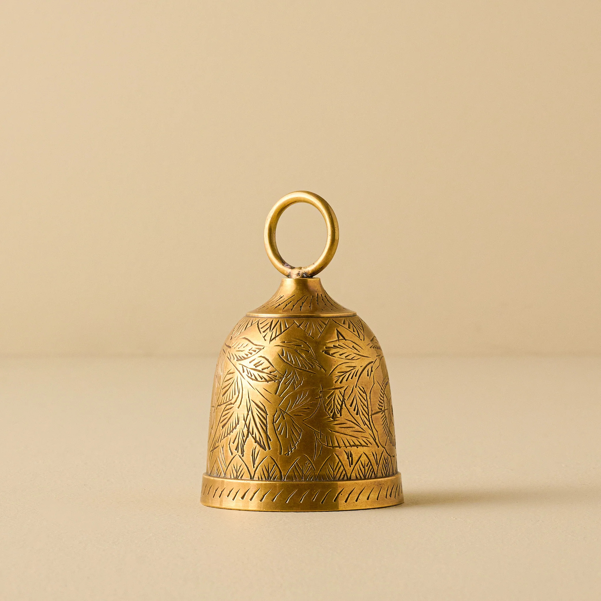 Gigi Etched Brass Bell | Magnolia