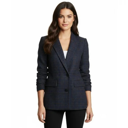 Skies Are Blue Plaid Blazer | Walmart (US)