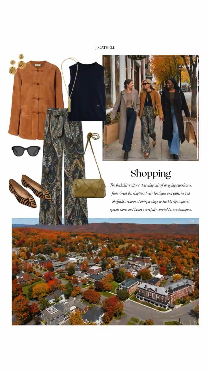 🍂 The Berkshires in the fall are everything you want in a cozy New England escape.

In this guide, I’m sharing where to stay, what to do, and what to wear for the perfect autumn weekend—from charming inns and scenic drives to relaxed lunches, leaf-peeping, and cozy evenings by the fire.

Think polished layers, rich fall tones, comfortable boots, classic knits, and effortless outfits made for crisp mornings and golden afternoons. Tap to shop the looks and plan your own chic Berkshires getaway. 🤎✨#TheBerkshires #FallTravel #NewEnglandFall #FallStyle #TravelStyle #AutumnOutfits #WeekendGetaway #CozyStyle #LTKFinds

#LTKTravel #LTKSeasonal #LTKOver40 #LTKTravel