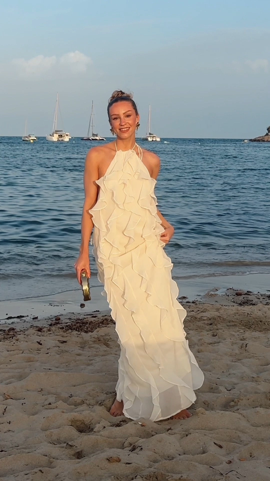 Summer holiday outfit, holiday outfits, summer outfits, evening outfits, maxi dress, low back dress, Occasionwear, gold clutch 


#LTKuk #LTKsummer #LTKwedding