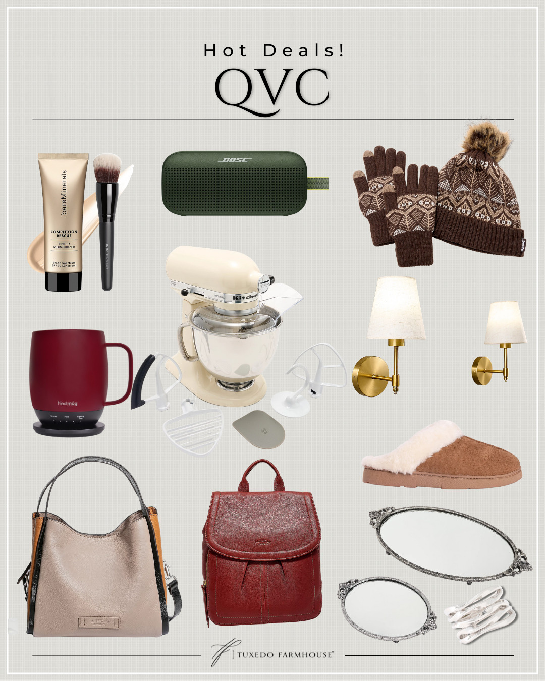QVC Hot Deals

The best deals on the hottest gifts are live this week at QVC! 

Seasonal, home, gifts, kitchen, winter, holiday, christmas, slippers, bags, cosmetics 

 #LTKGiftGuide #LTKHoliday #LTKSeasonal