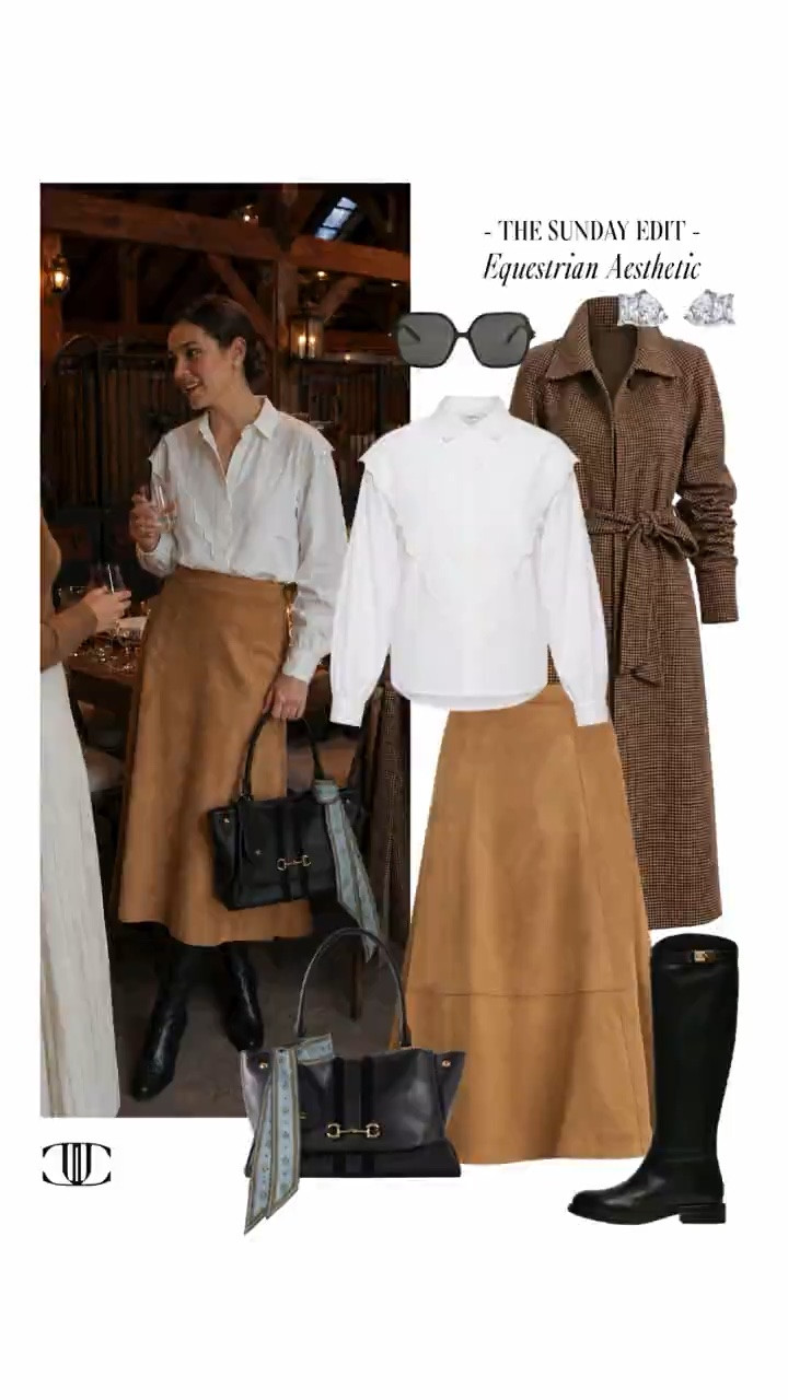 🐎 Some trends come and go, but equestrian style always finds its way back.

In The Equestrian Grandmother Edit, I’m leaning into the pieces I’ll always love: herringbone blazers, heritage plaids, rich chocolate browns, crisp button-downs, riding boots, suede, cashmere, and timeless leather accessories.

The goal is classic first, current second—polished, practical, and rooted in beautiful fabrics and silhouettes that only get better with time. Think a little English countryside, a little Kentucky, and a wardrobe built to be worn for years, not just one season.

Tap to shop the full edit and embrace timeless equestrian style this fall. 🤎✨

#LTKStyle #EquestrianStyle #EquestrianGrandmother #HeritageStyle #ClassicStyle #OldMoneyStyle #EnglishCountryside #FallFashion #TimelessStyle #LTKFinds

#LTKootd #LTKSeasonal #LTKOver40
