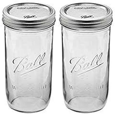 Ball 24 oz Jar, Wide mouth, 24 ounce (Pack of 2),Clear | Amazon (US)