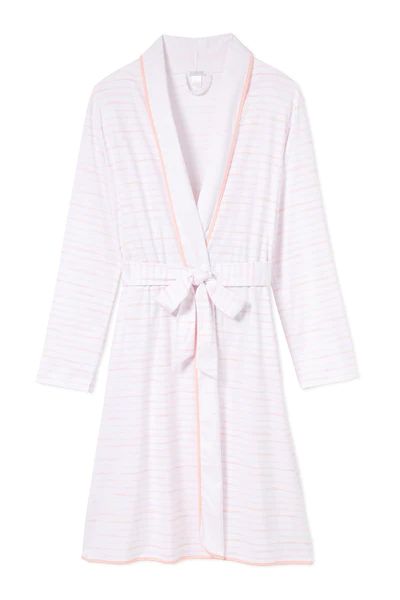 Pima Robe in Sunrise | LAKE Pajamas