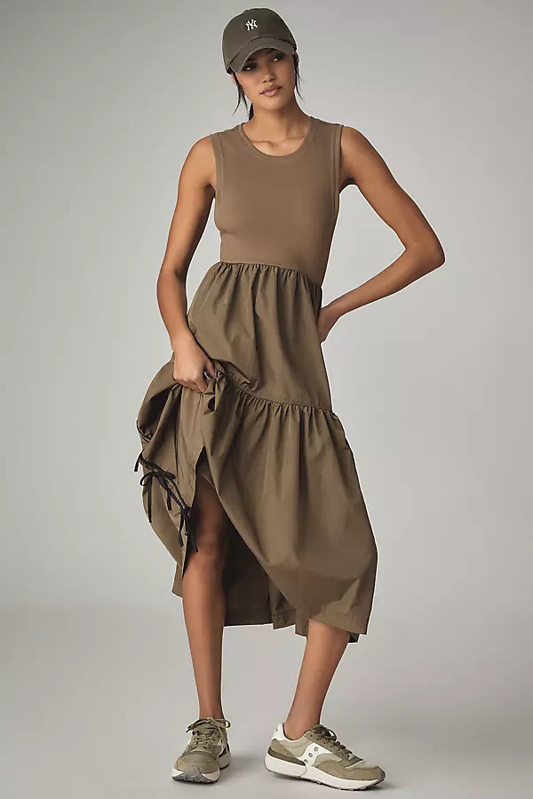 The Bowline Tiered Midi Dress by Daily Practice | Anthropologie (US)