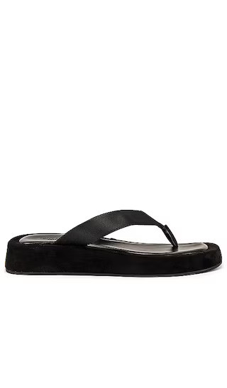 Ives Sandal in Black Leather | Revolve Clothing (Global)