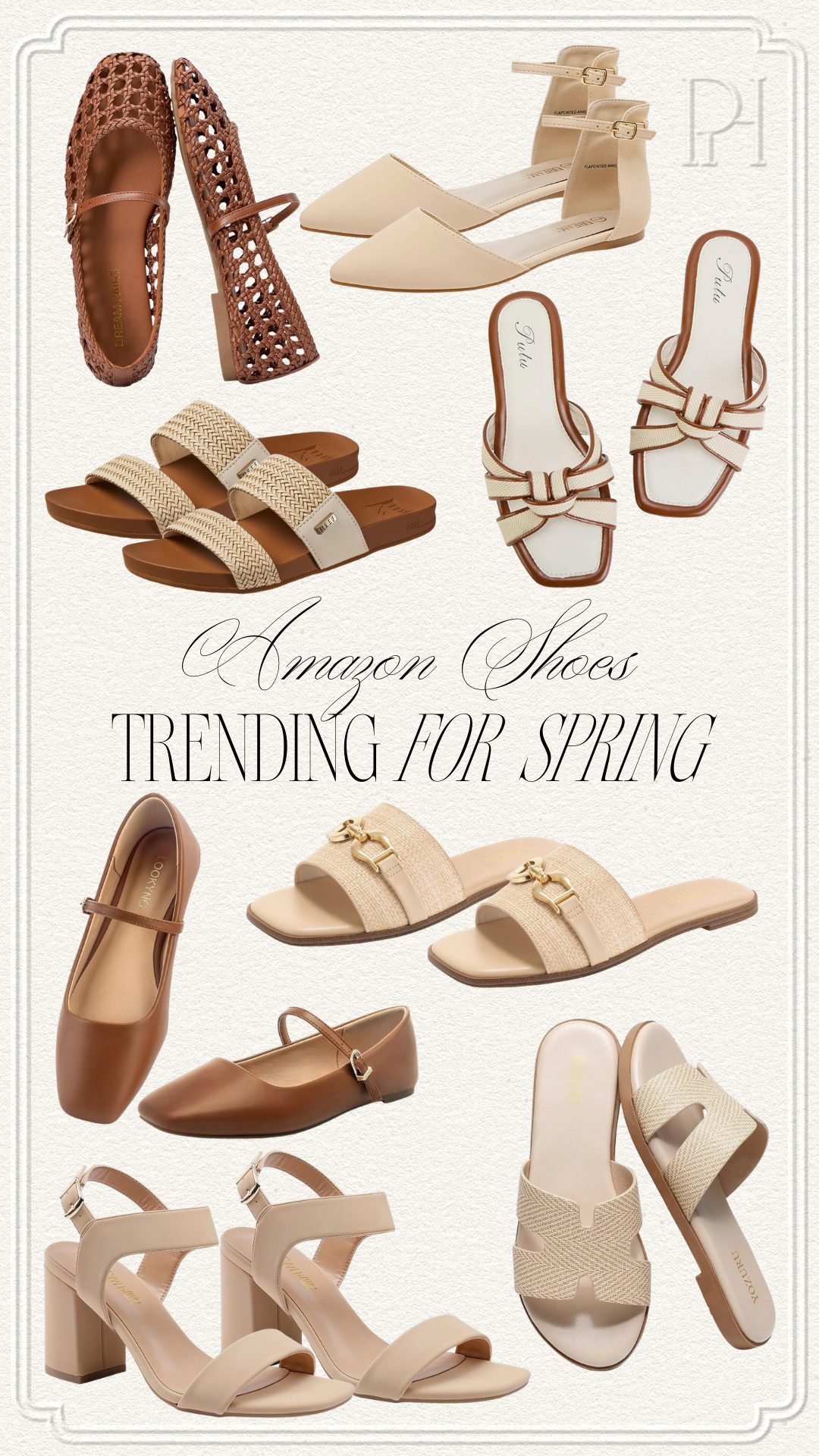Trending shoes for spring from Amazon!

spring shoes, spring footwear, brown flats, tan flats, neutral flats, white sandals, tan sandals, vacation shoes, resort wear, off-white shoes, brown shoes, summer shoes, summer footwear, block heel sandals, high heeled sandals, beach sandals, spring fashion, spring style, spring looks, spring outfit 

 #LTKgrwm #LTKootd #LTKSeasonal