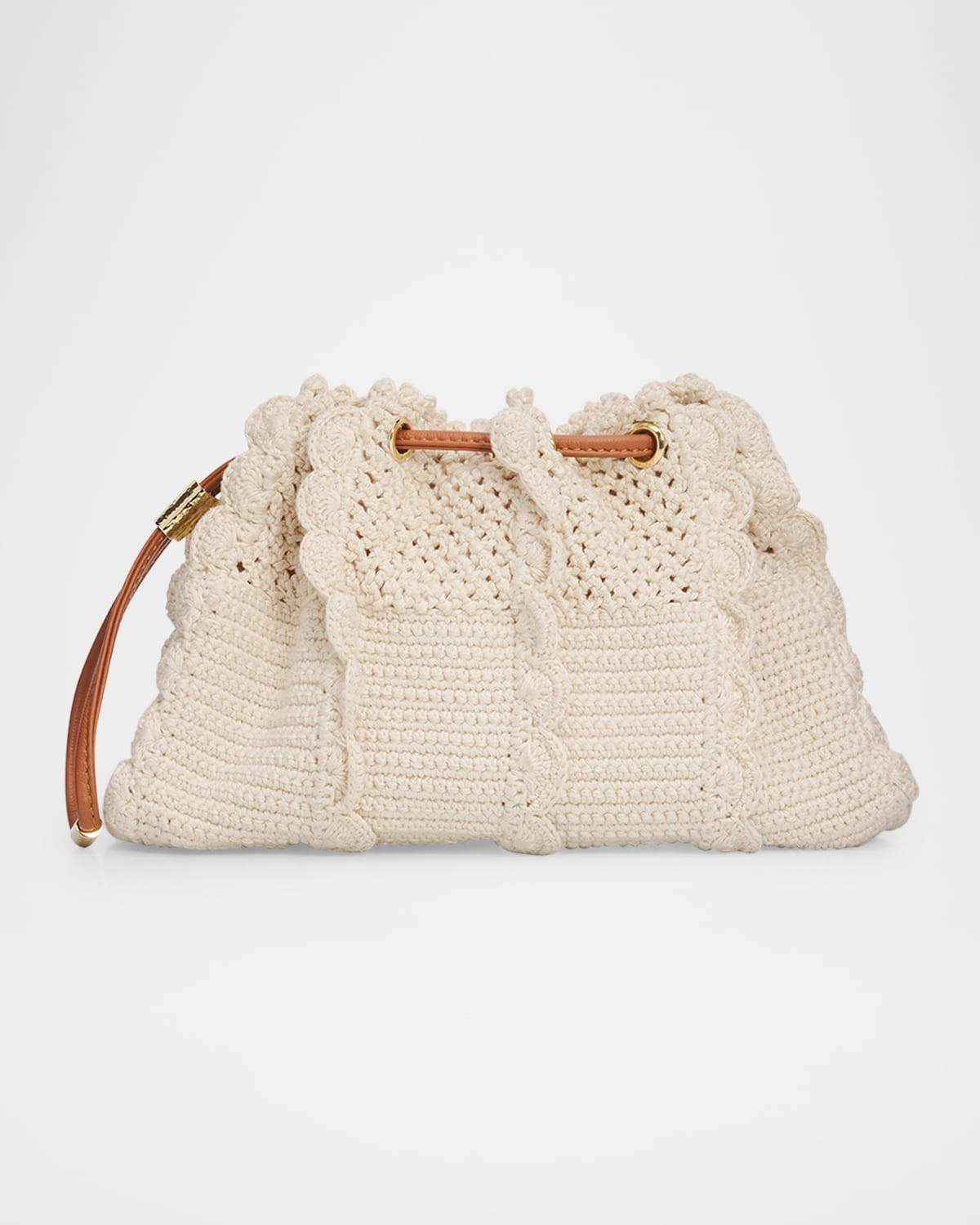 Adria Small Wavy Crochet Crossbody Bag | Neiman Marcus