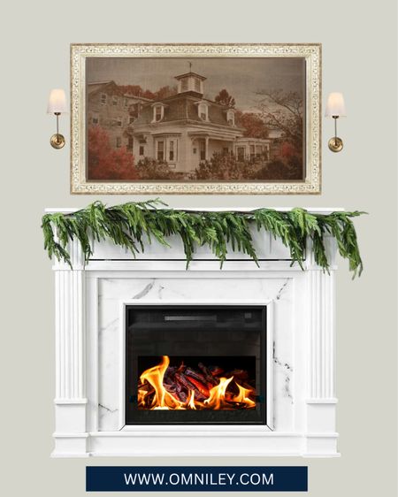 Samsung Frame TV
Frame TV
TV Art
Christmas Garland
Wall Sconces 

#LTKhome #LTKHoliday