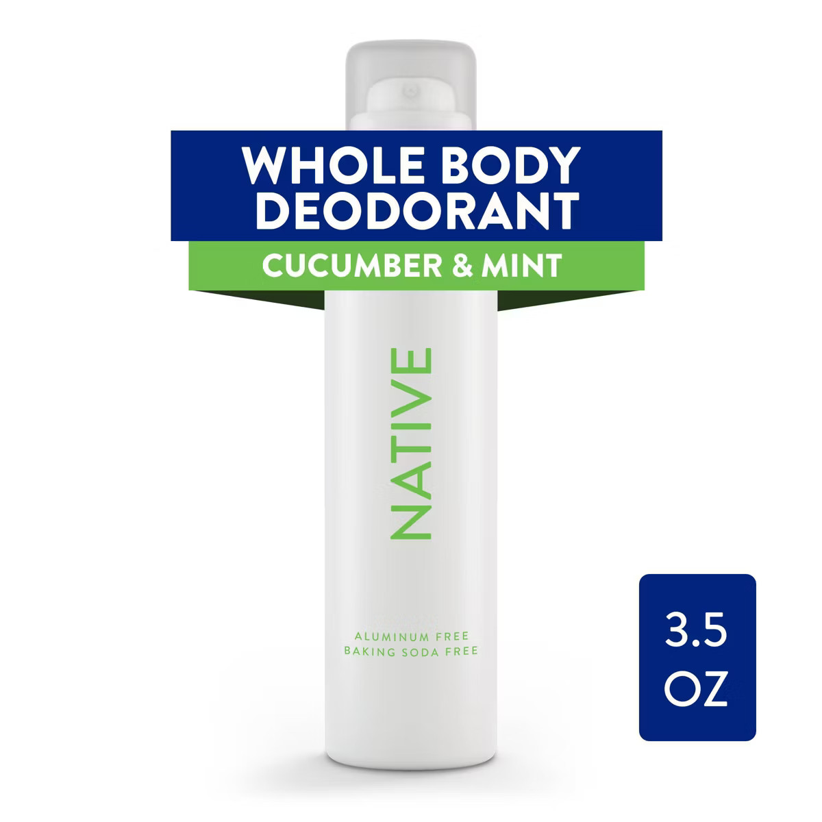 Native Whole Body Deodorant Spray - Cucumber & Mint - Aluminum Free - 3.5oz | Target