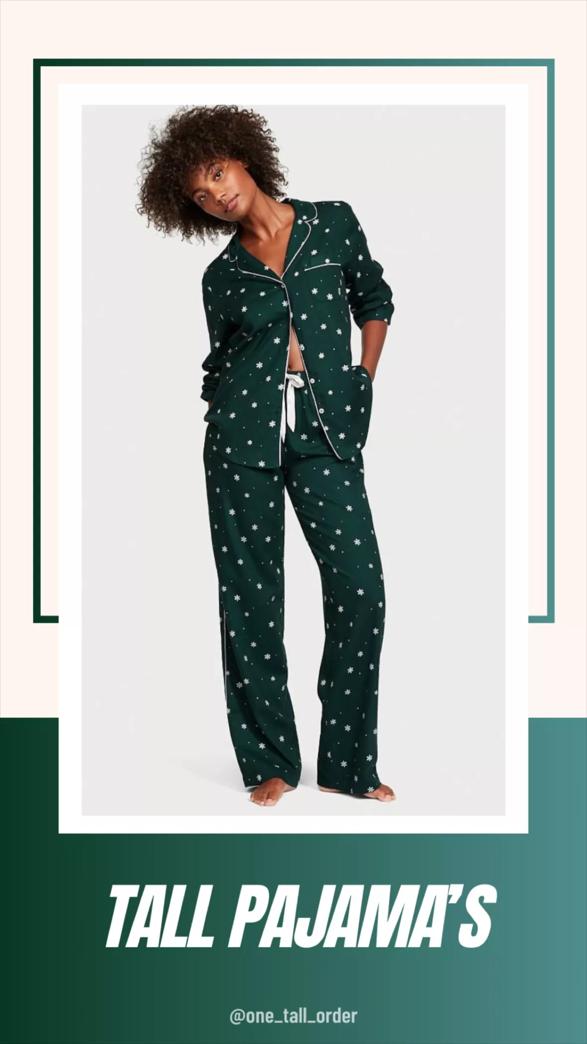 Flannel Long Pajama Set curated on LTK