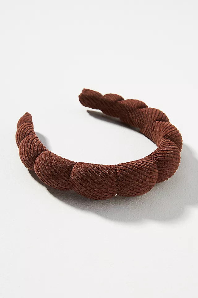 Velvet Corduroy Bubble Headband | Anthropologie (US)