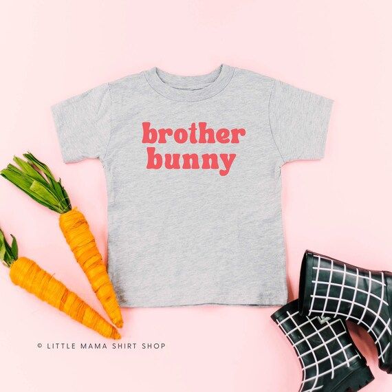 Brother Bunny ©  Kids Easter Shirt  Little Boy Easter Shirt | Etsy | Etsy (US)