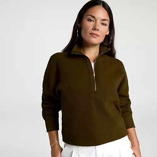 CALIA Women's Soft Scuba Mock Neck 1/4 Zip | DICK'S Sporting Goods