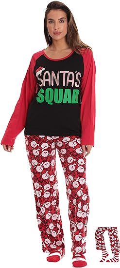 Amazon.com: #followme Matching Christmas Pajamas for Family or Couples – Santa’s Squad : Clot... | Amazon (US)