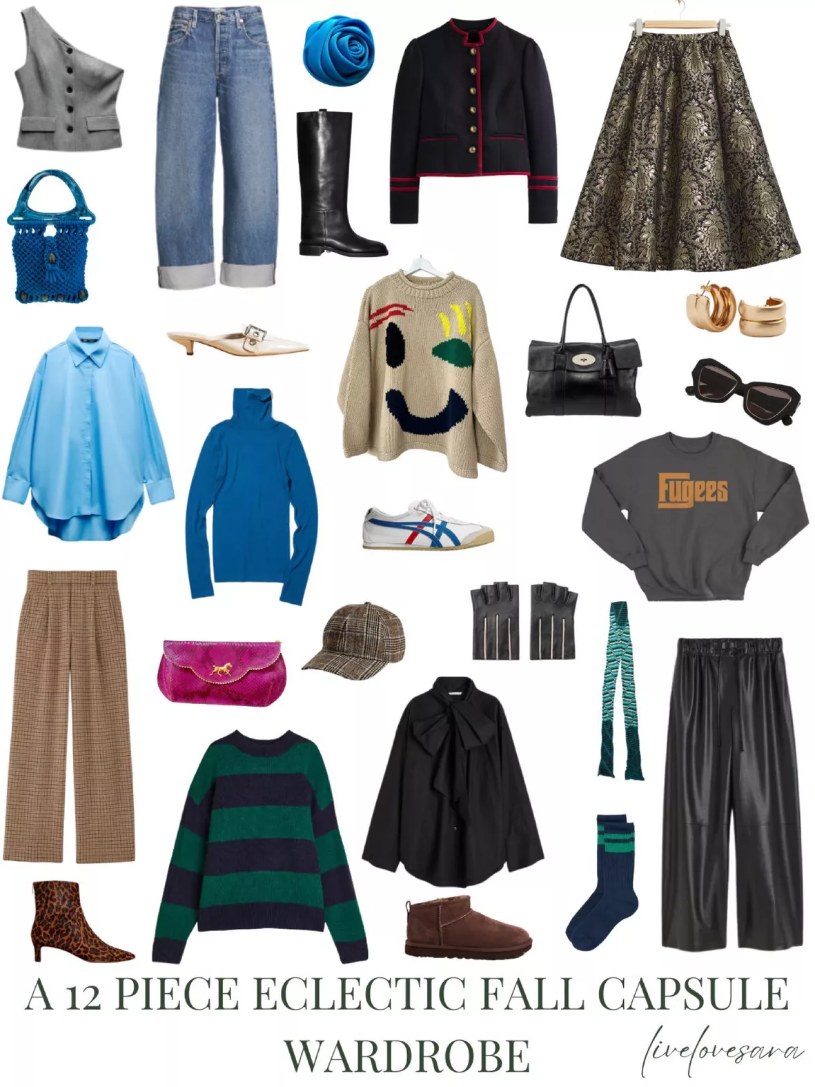 A 12 Piece New Preppy Style Fall Capsule Wardrobe - livelovesara