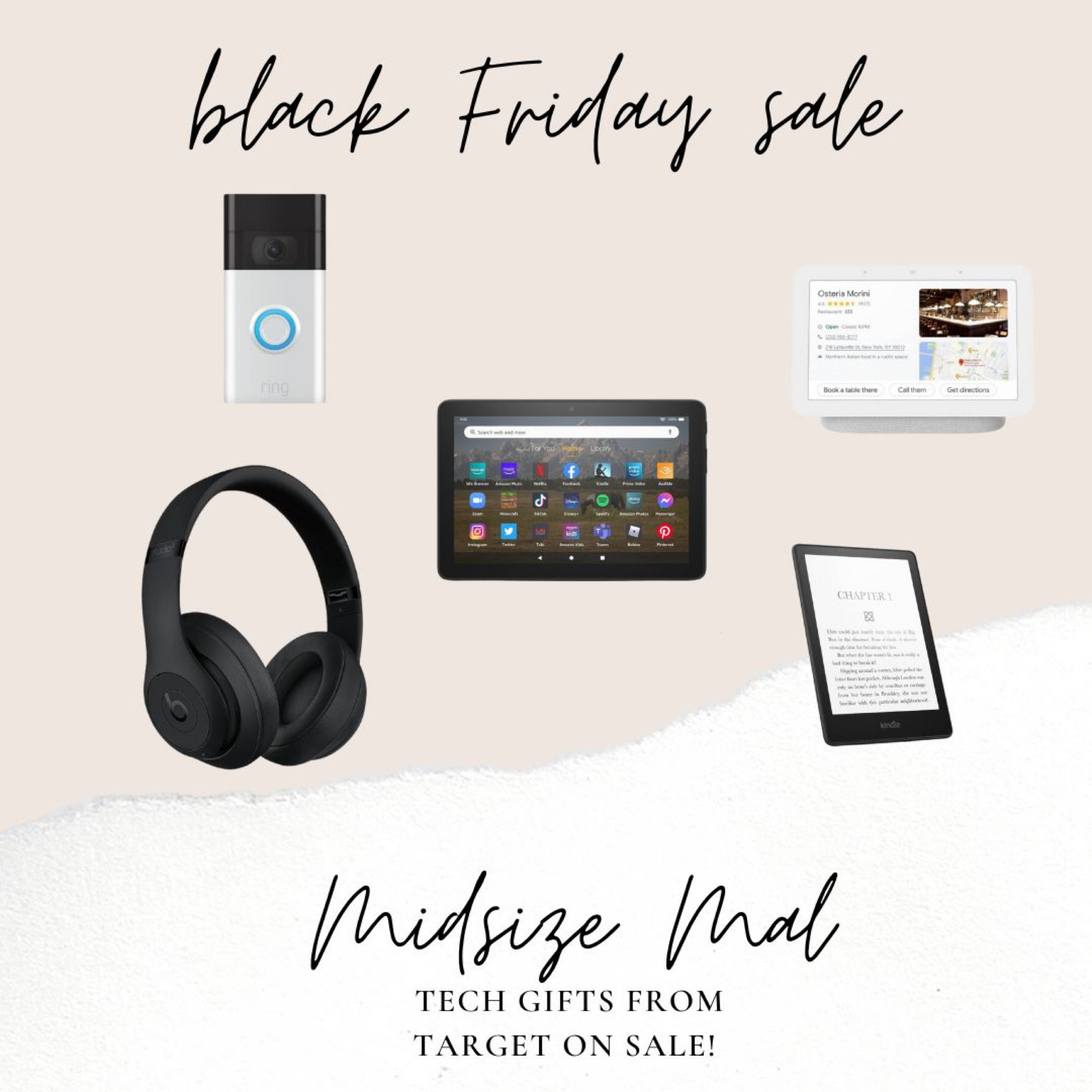 Gifts for the techie in your life!

All on sale from Target  

#LTKCyberweek #LTKHoliday #LTKGiftGuide