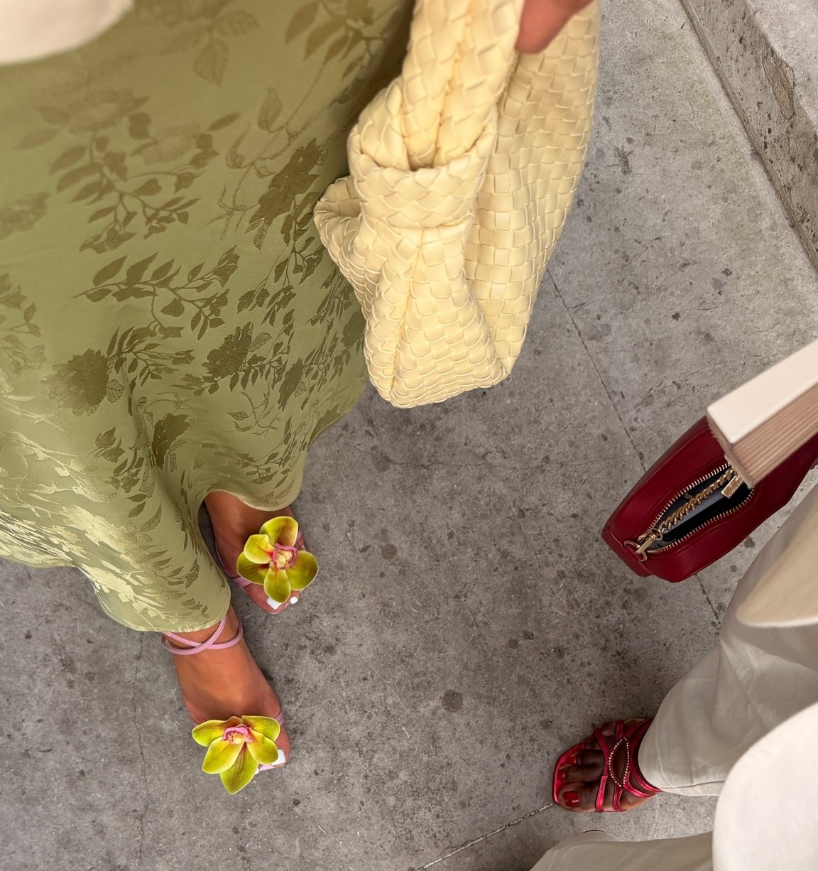 Orchid shoes