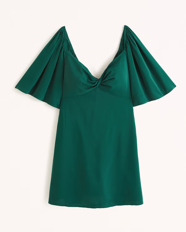 Women's Angel Sleeve Mini Skort | Women's Dresses & Jumpsuits | Abercrombie.com | Abercrombie & Fitch (US)