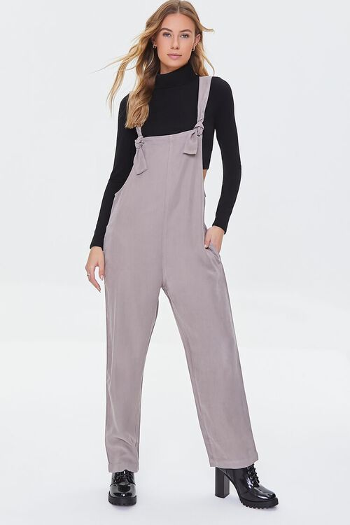 Knotted Twill Overalls | Forever 21 (US)