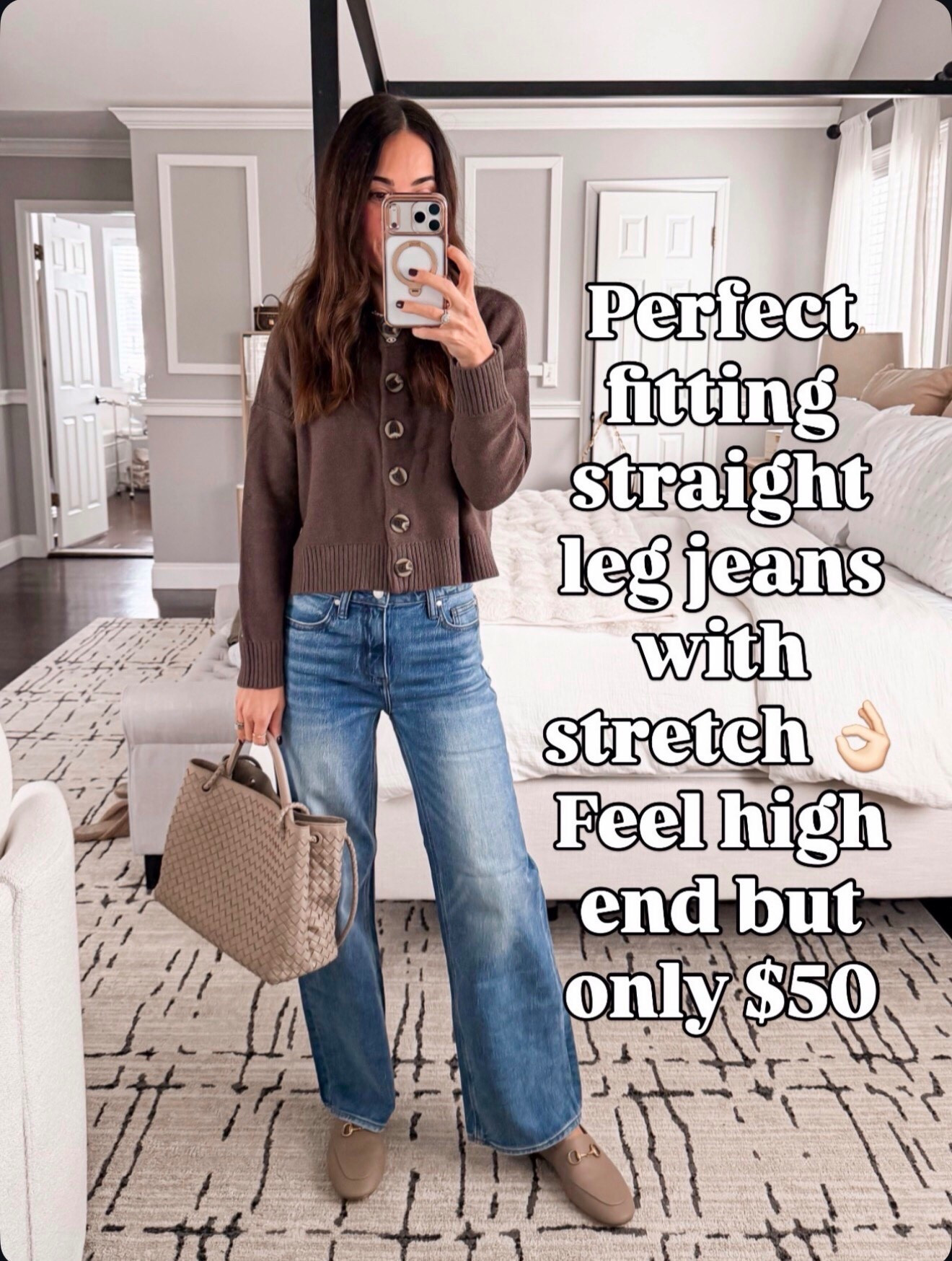 Perfect straight leg jeans with stretch that feel high-end but are only $50 👌  wearing size 25 and 28 length 

Follow my LTK @mrscasual on the @shop.LTK app to view this post and get my exclusive app-only content!

#LTKSeasonal #LTKOver40 #LTKootd