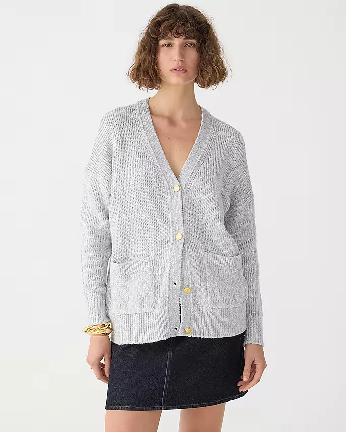 J crew sales sequin cardigan