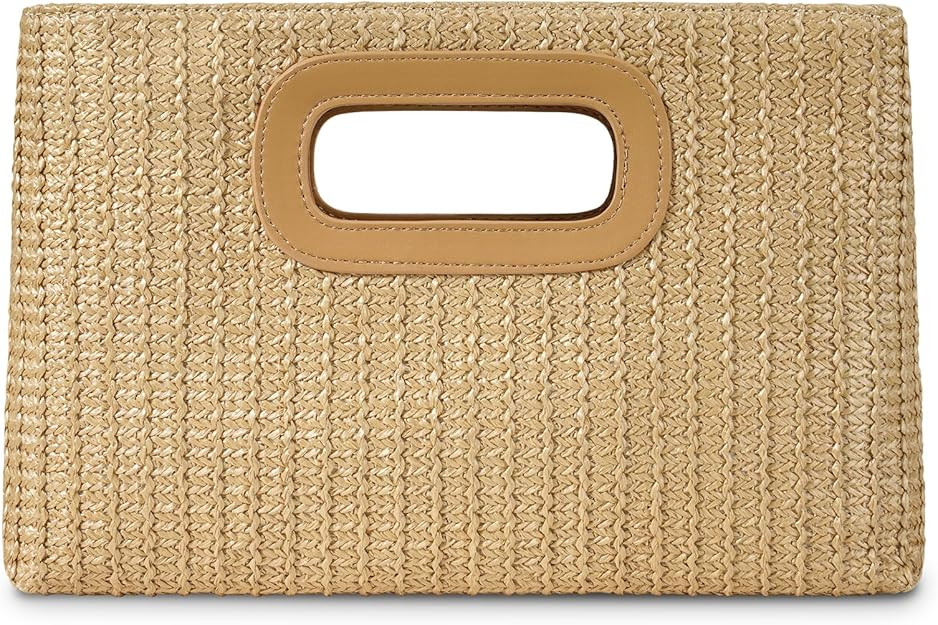 Top Handle Clutch Handbags for Women, Evening Handbag Shoulder Crossbody Purse with Gold Chain | Amazon (US)