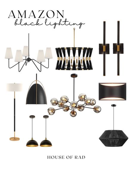 Amazon Black Lighting
Black chandelier
Black wall sconces
Black pendant lights
Black floor lamp
Black and gold lighting
Modern home decor
Transitional home
Contemporary home


#LTKhome