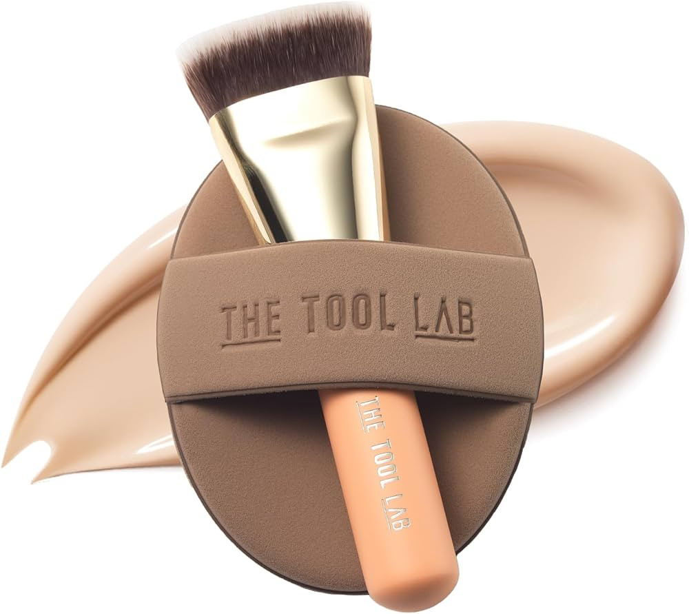 THE TOOL LAB All Day Fitting Duo (Glow type) - Premium Base Makeup Set for Liquid Cream Powder Fo... | Amazon (US)