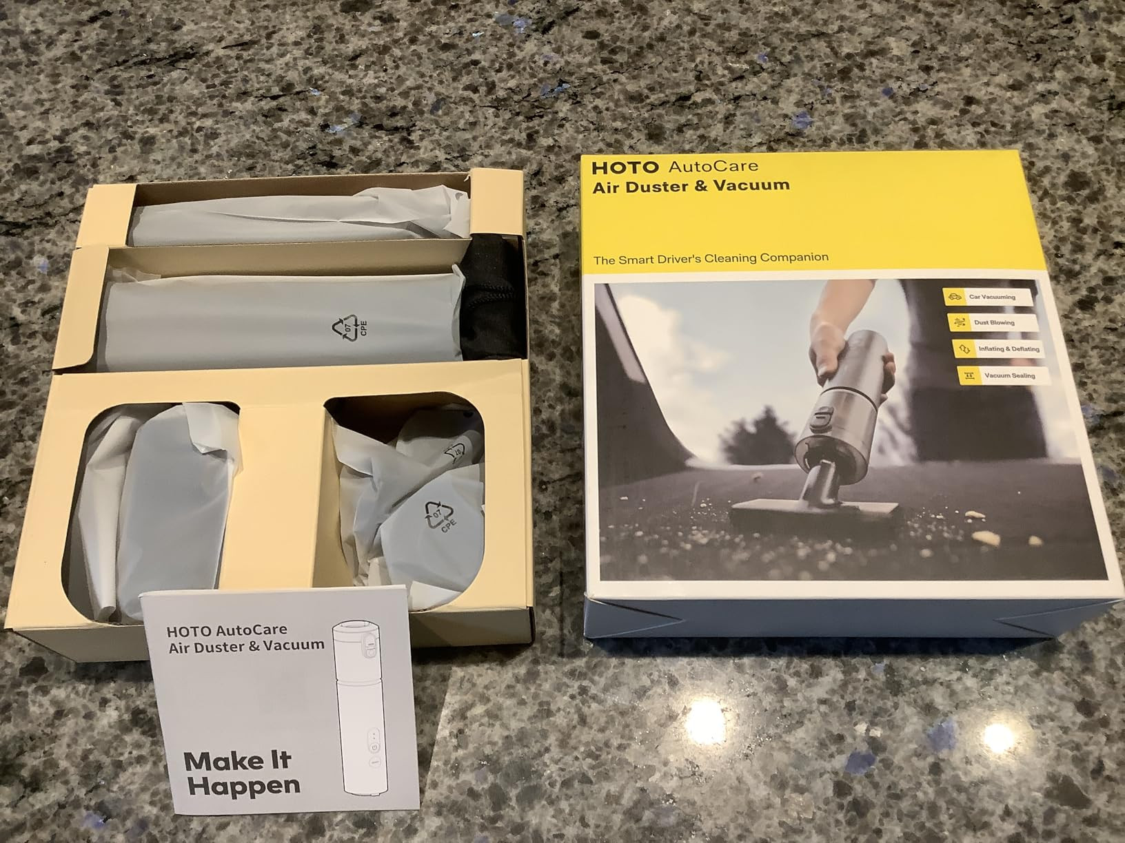 HOTO Handheld Car Vacuum Cleaner Cordless, 4-in-1 Portable Mini Vacuum with 20000Pa Strong Suctio... | Amazon (US)