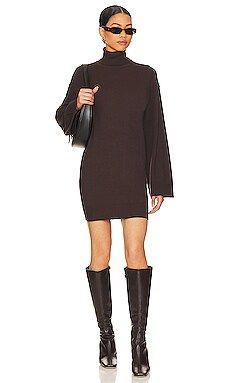 LPA Fallon Sweater Dress in Brown from Revolve.com | Revolve Clothing (Global)