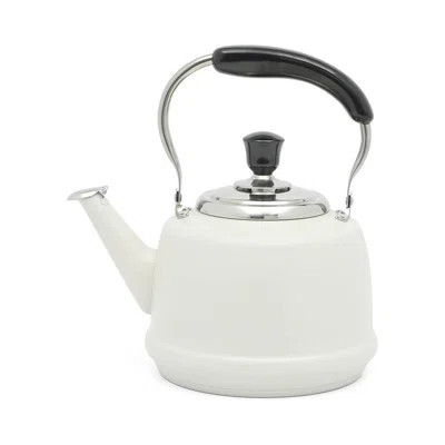 Martha Stewart Kingstree Large 2 Qt Heavy Gauge Stainless Steel Whistling Tea Kettle | Wayfair North America
