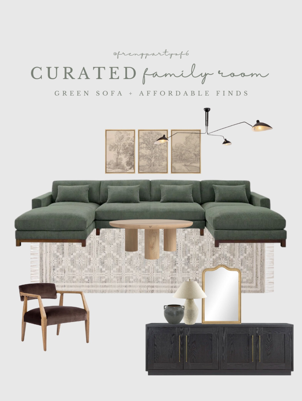 Curated for you! Family room/living room with a green sofa 😍

#LTKstyletip #LTKhome #LTKsalealert