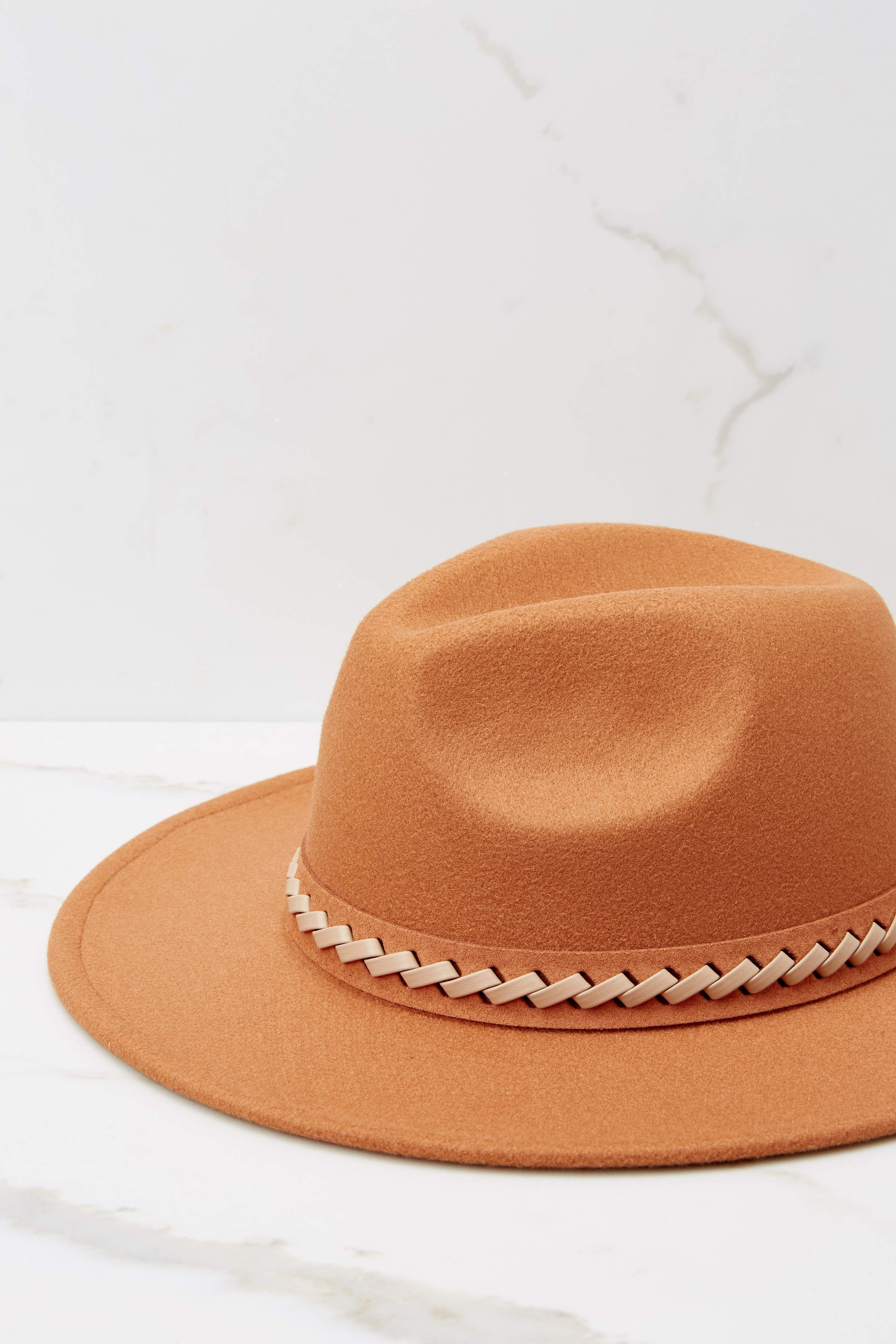 To The Races Tan Hat | Red Dress 