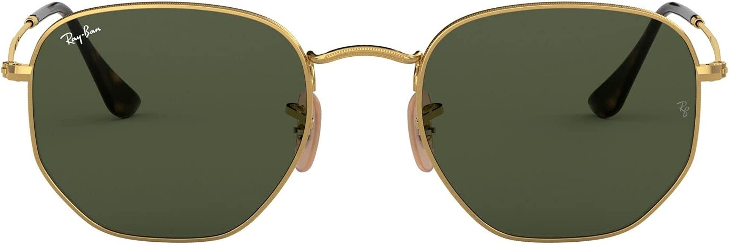 Ray-Ban Rb3548n Hexagonal Flat Lens Sunglasses | Amazon (US)