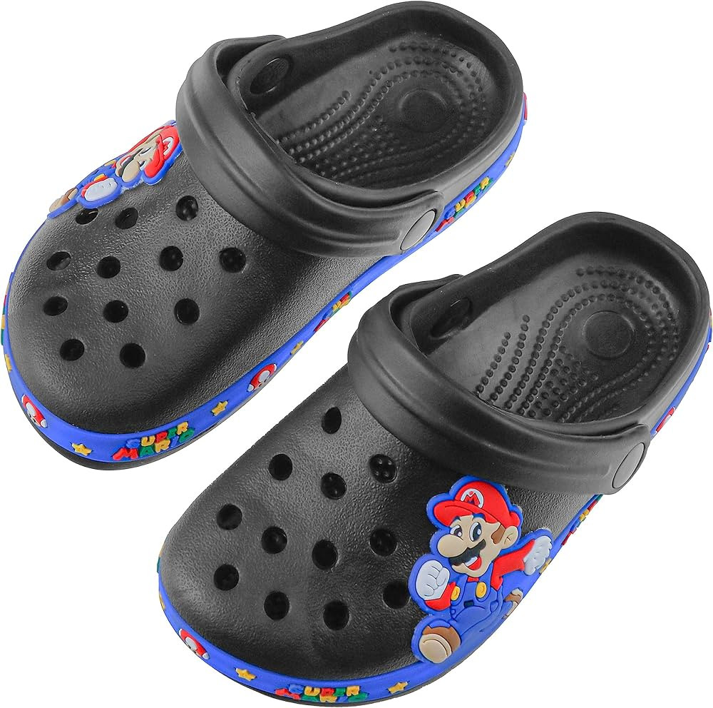 Zooshum Boys Clogs - Cute Cartoon Garden Water Shoes for Toddler & Little Kids, Children Slides S... | Amazon (US)
